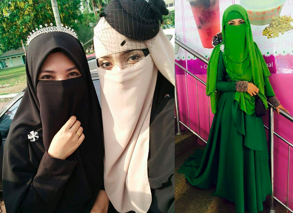 Niqab - photos de filles