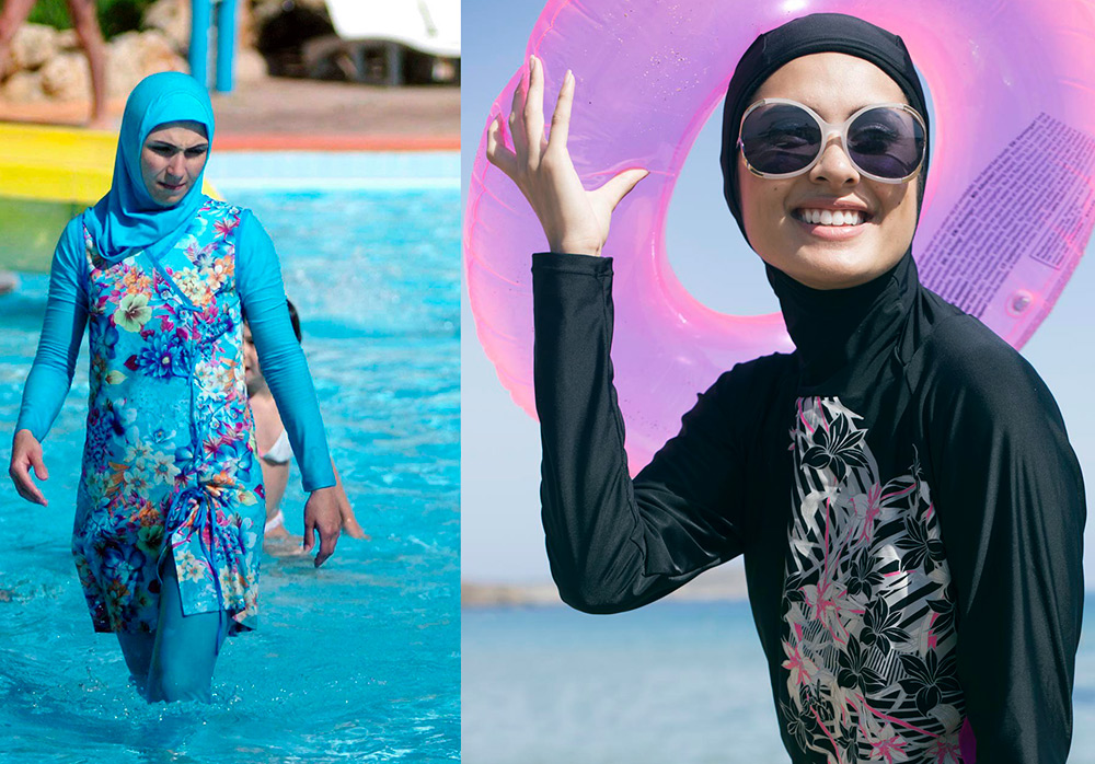 Filles en burkini