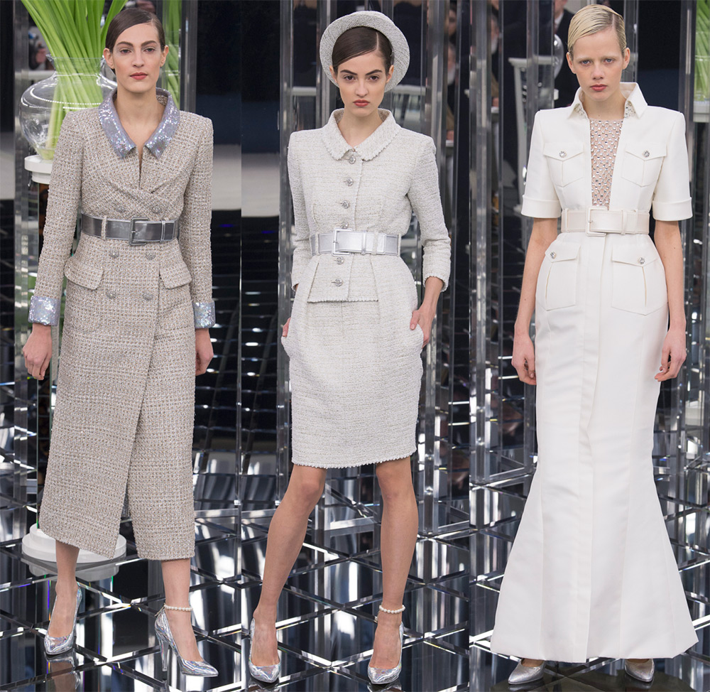 Robe manteau à la mode Chanel