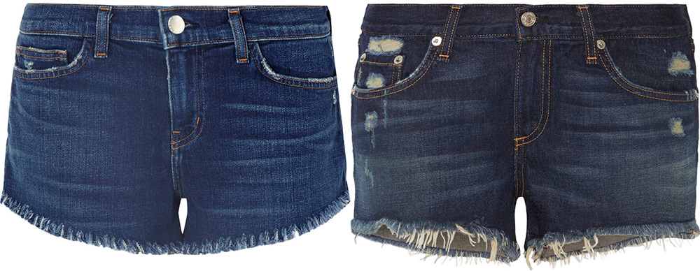 Short en jean court