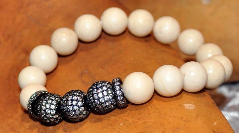bracelet homme en pierres