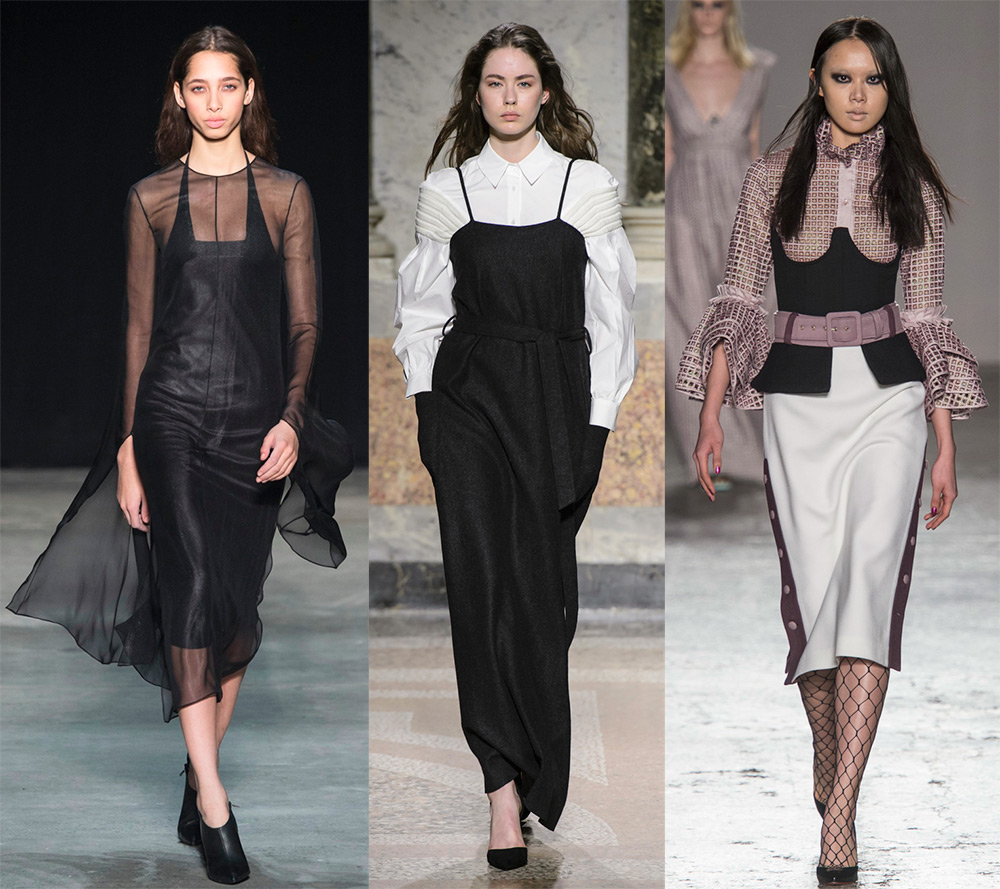 Tenues fermées style lingerie