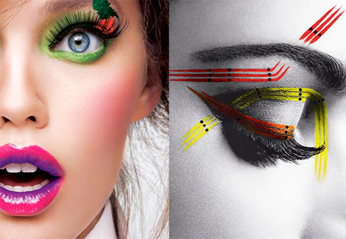 Fards à paupières et sourcils - l'histoire de la cosmétique