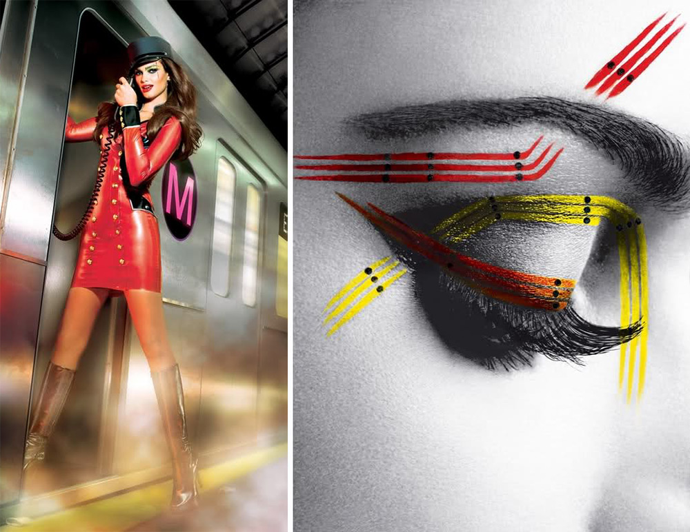 Maquillage des yeux pour une séance photo