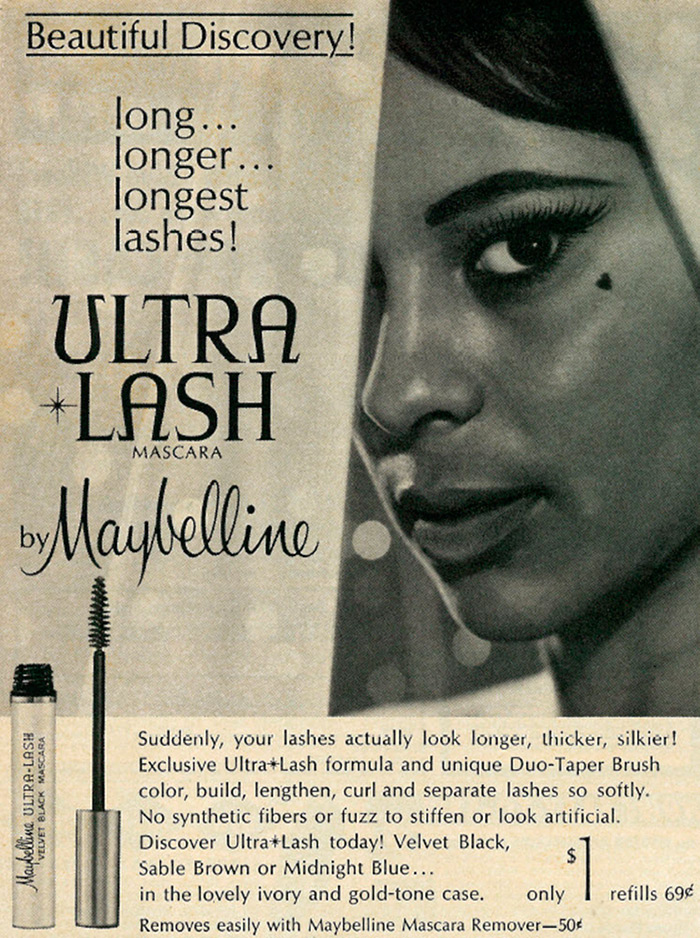 Publicité de mascara