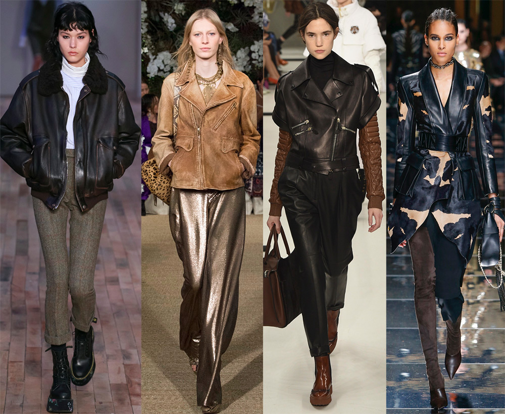 Vestes en cuir pour femmes