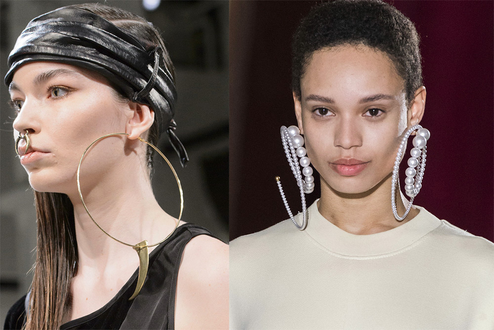 Boucles d'oreilles à la mode