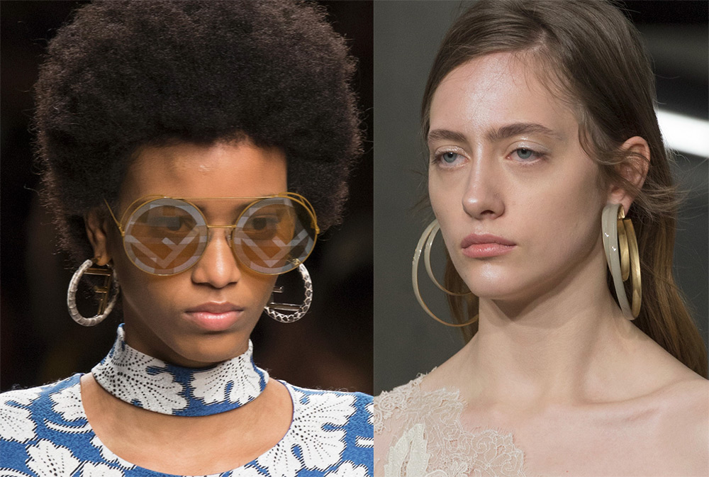 Boucles d'oreilles à la mode