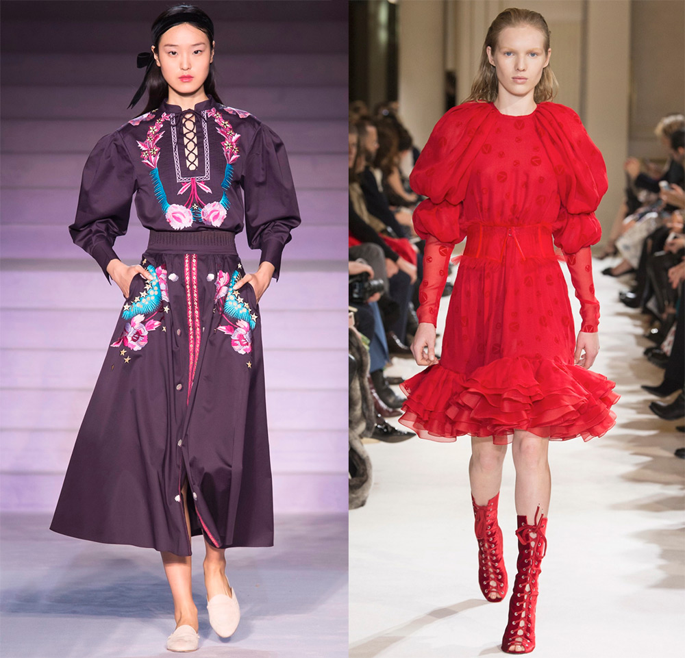 Tendance manches bouffantes