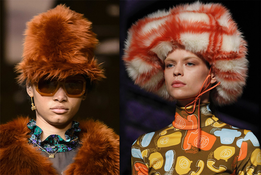 Chapeaux de fourrure automne-hiver 2025-2026