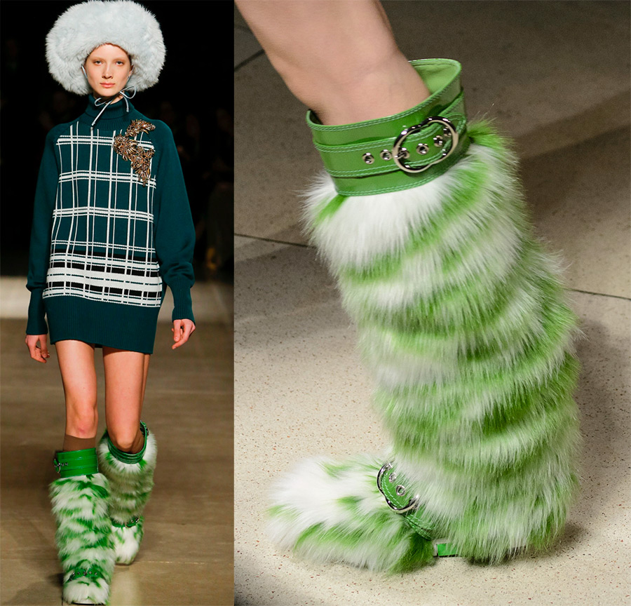 Bottes avec fourrure