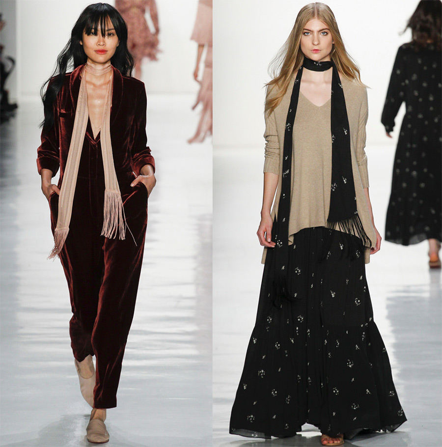 écharpe longue et étroite