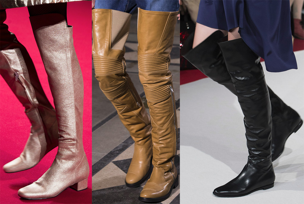 Marches à talon bas