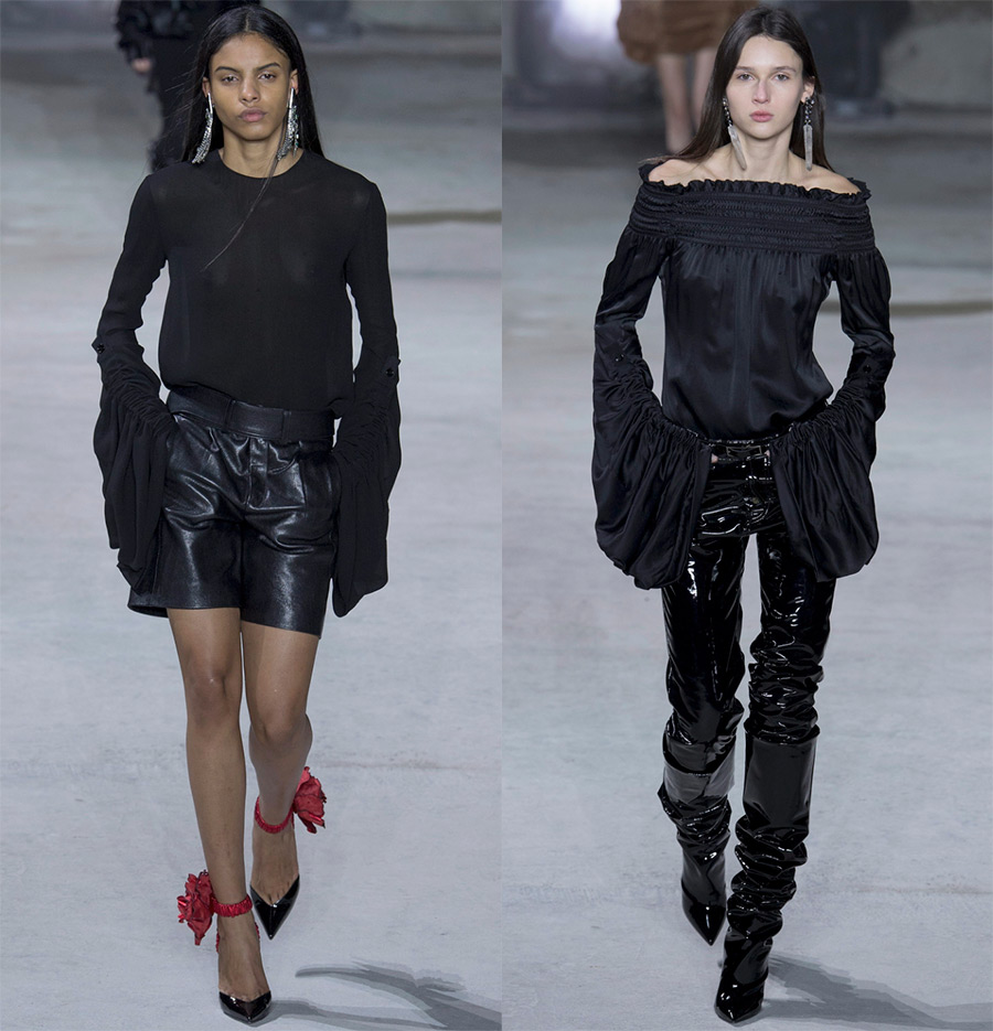 Le cuir noir à la mode 2025-2026