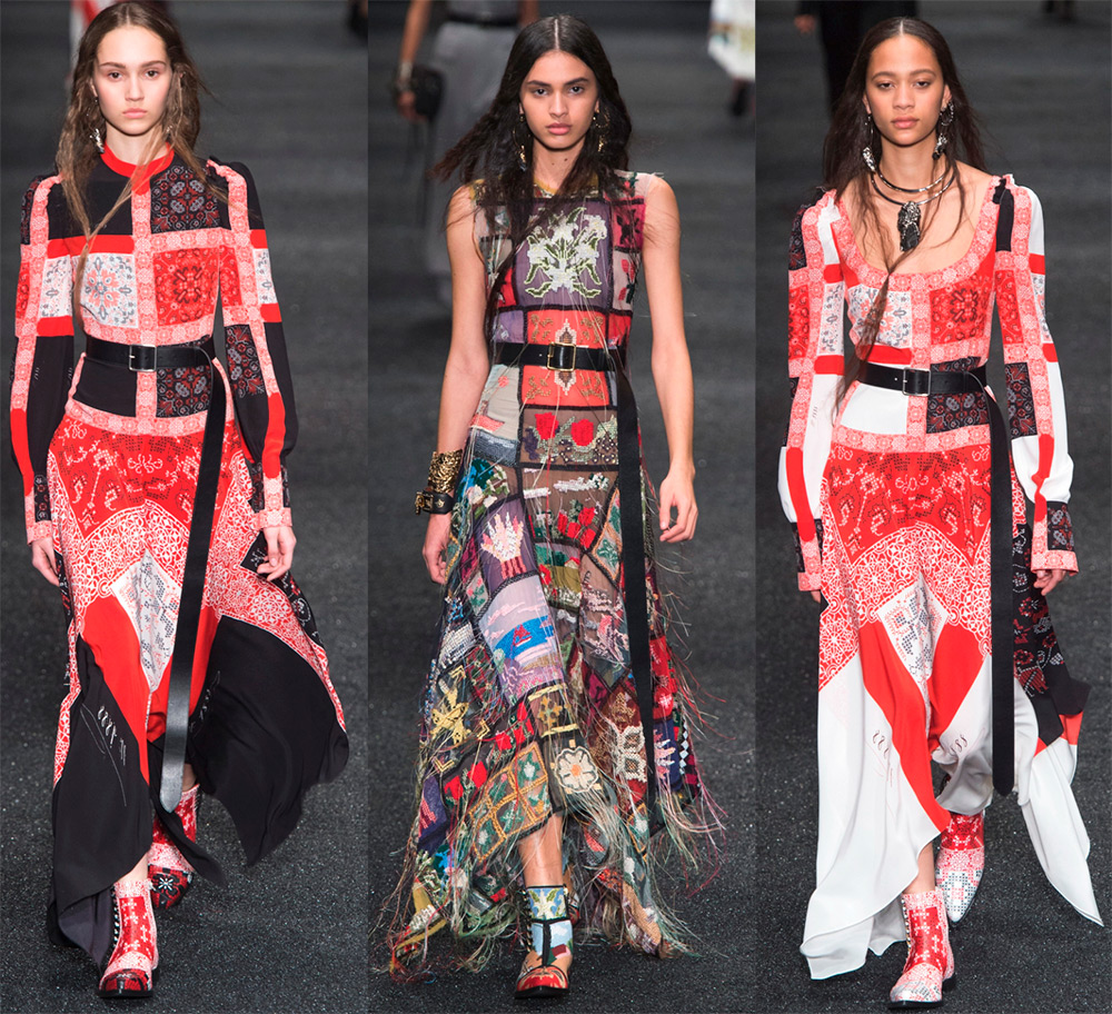 Robes aux couleurs vives avec imprimé patchwork