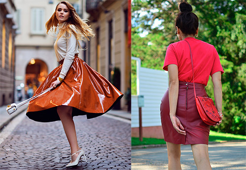 Que porter avec une jupe en cuir - les meilleures images