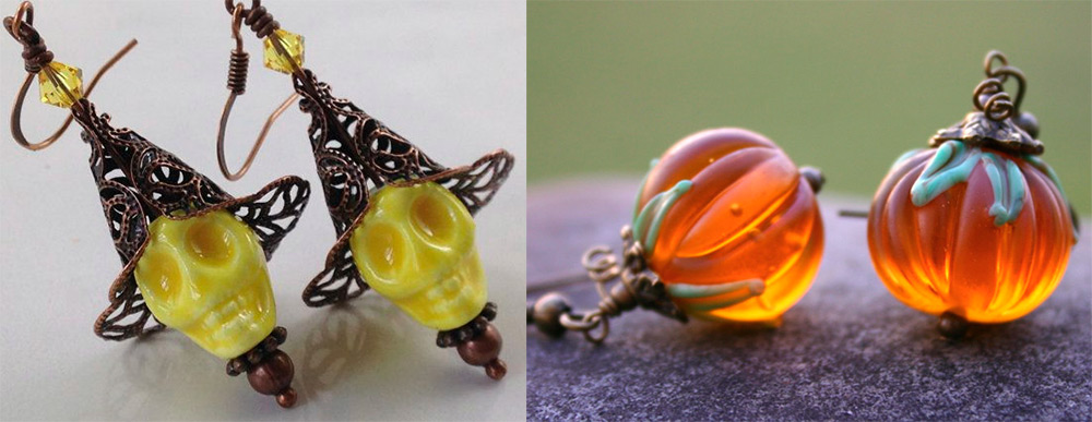 Boucles d'oreilles Halloween