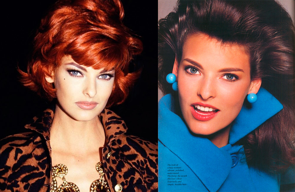 Linda Evangelista - photo dans sa jeunesse