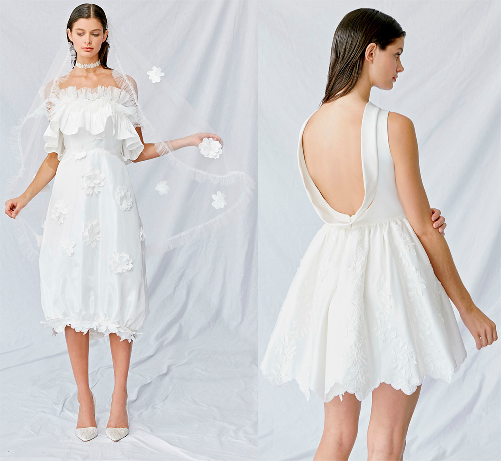 Robes de mariée courtes