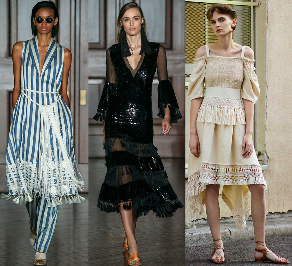 Des robes à pompons