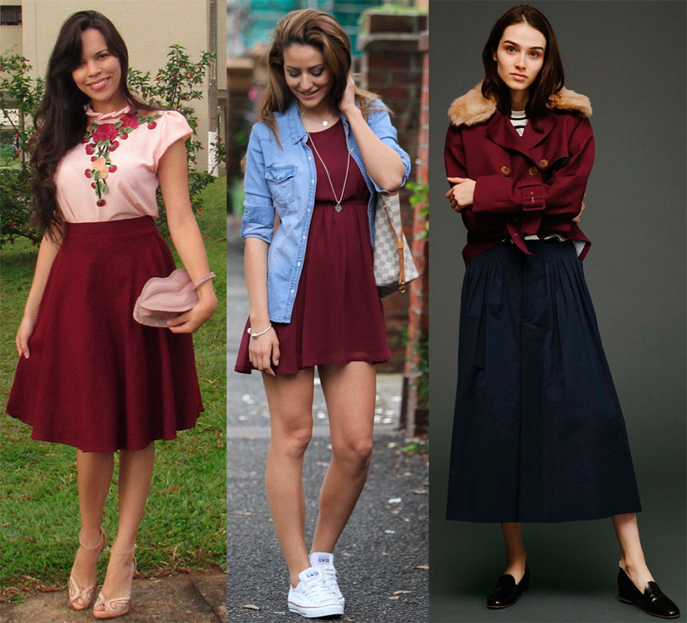 Images dans les tons de Marsala