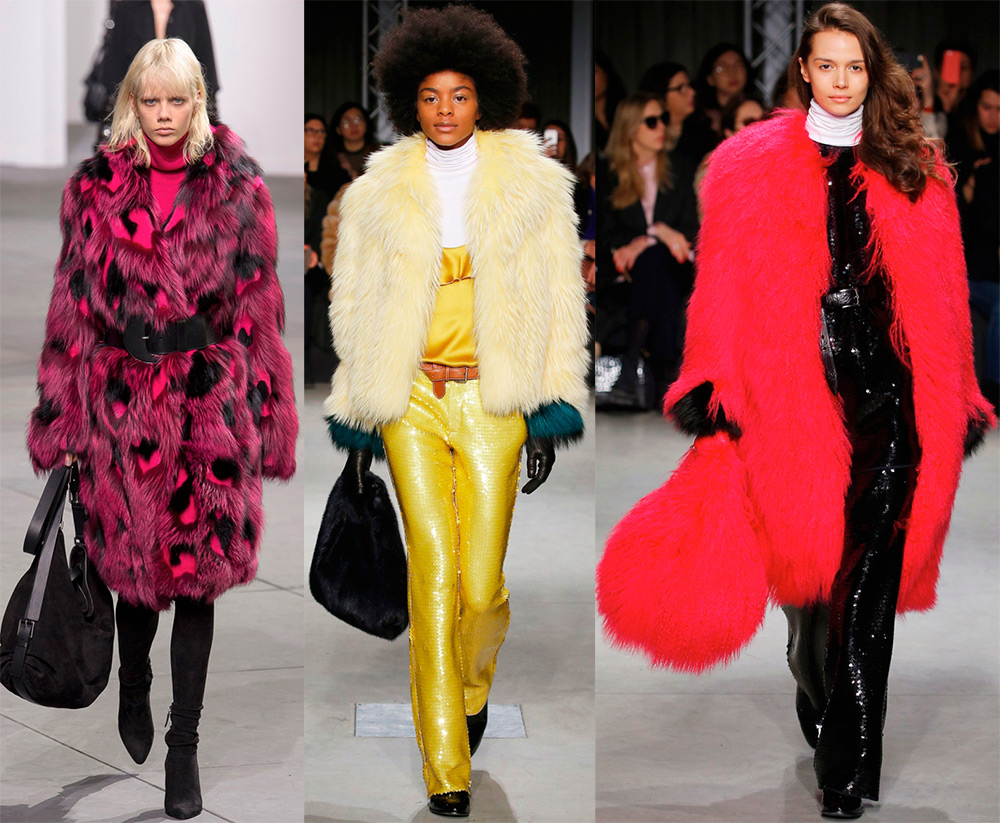 manteaux de fourrure pour femmes à la mode