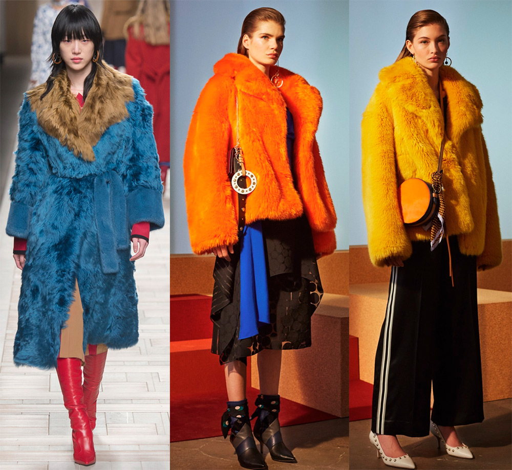 manteaux de fourrure pour femmes à la mode