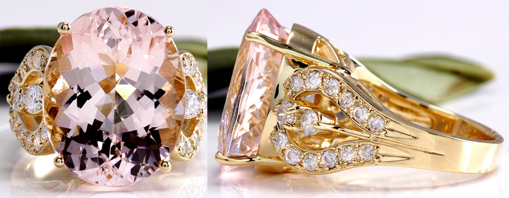 Bague morganite
