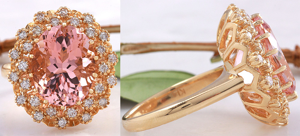 Bague morganite