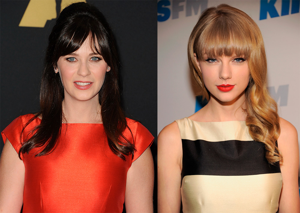 Coiffures pour femmes avec une frange