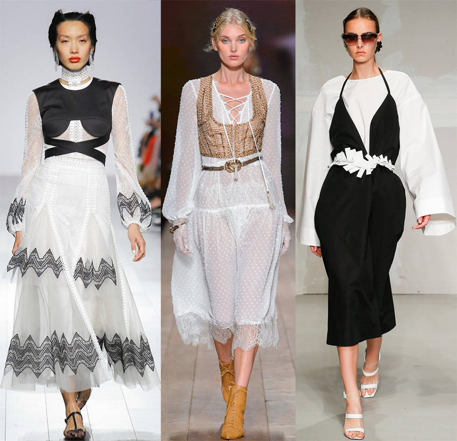 2018 robes de style lingerie