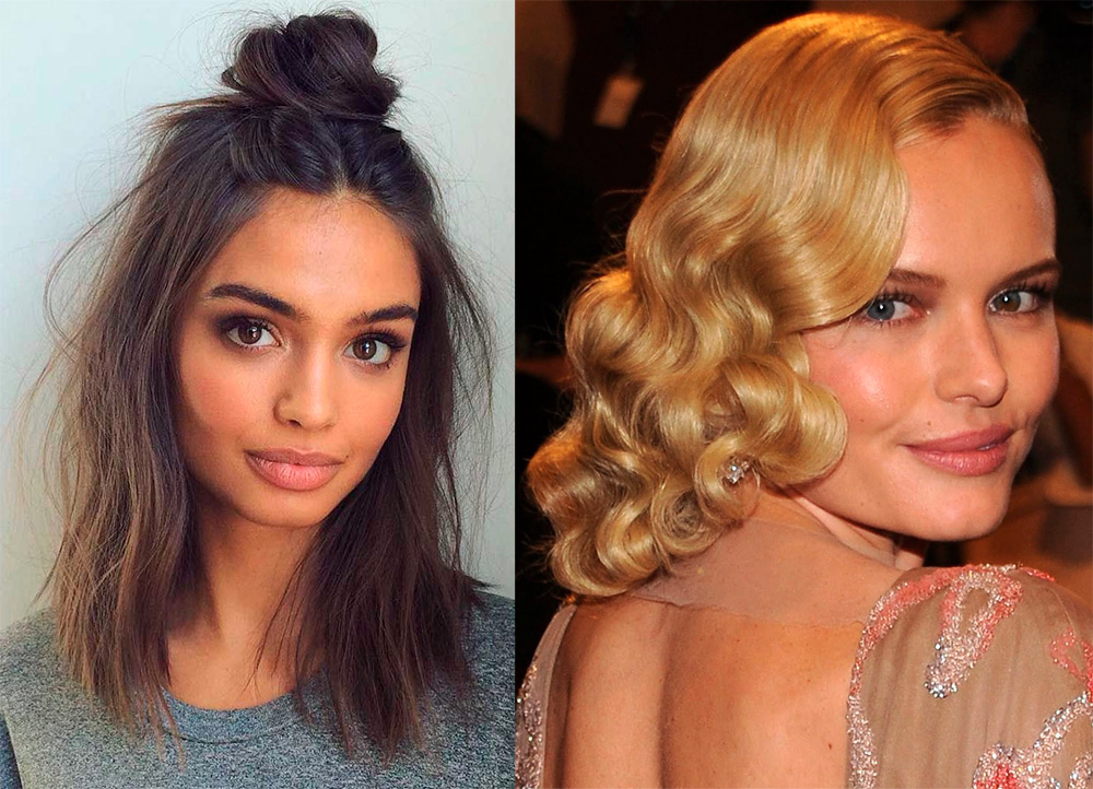 Coiffures pour cheveux mi-longs