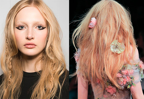 Coiffures à la mode pour les filles pour une fête