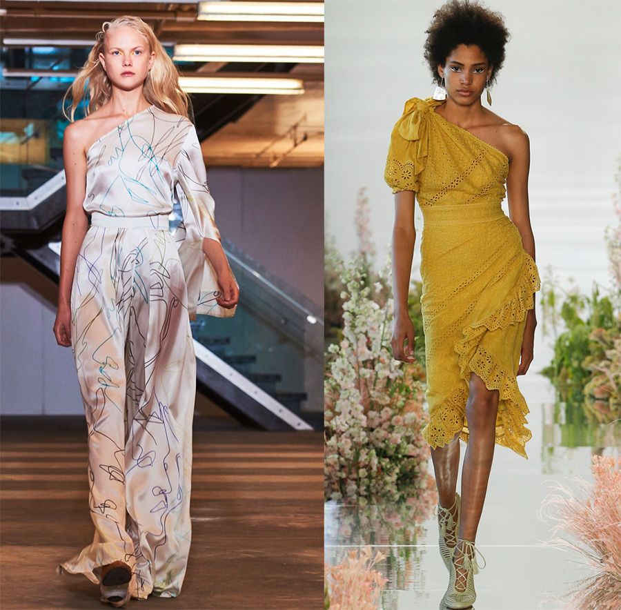 2018 robes à une manche