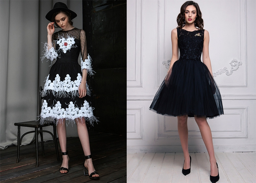 Robe de cocktail noire