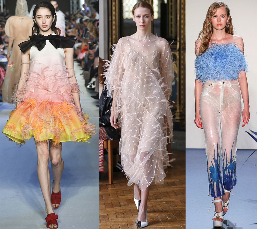 Robes et costumes pour femmes à plumes 2026