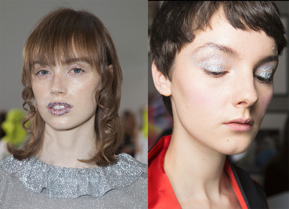 Idées de maquillage avec des strass et des paillettes