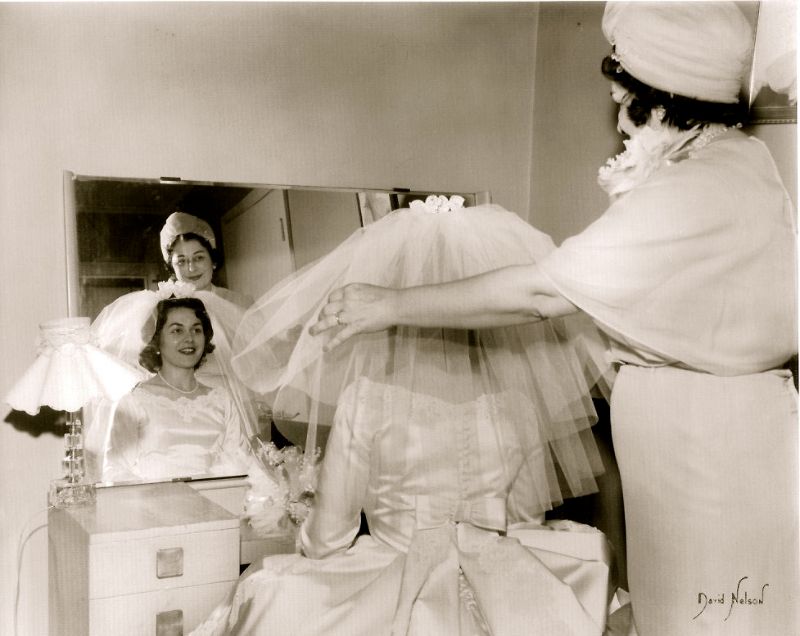 Photos de mariage d'époque