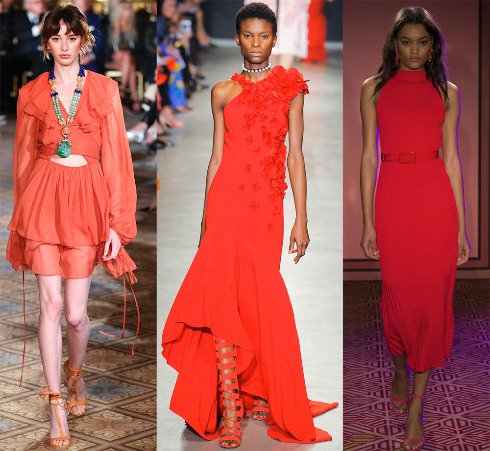 Robes rouges pour le printemps et l'été