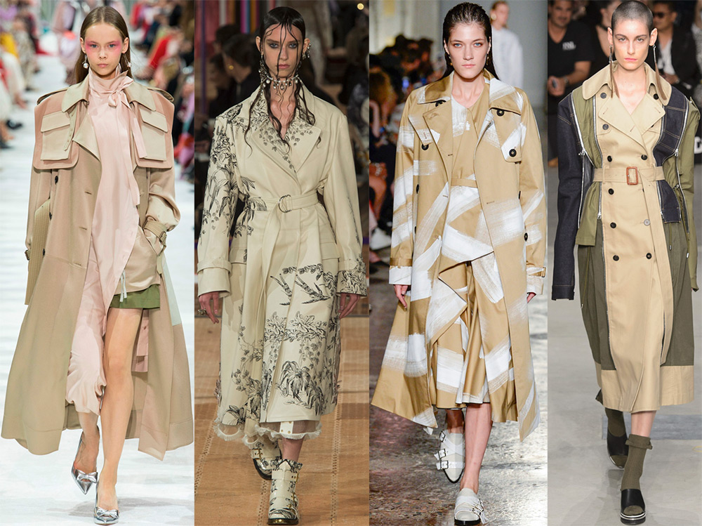 Trenchs tendance printemps-été