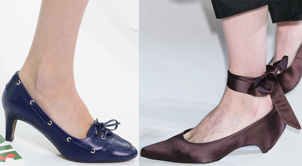 Chaussures à talons bas