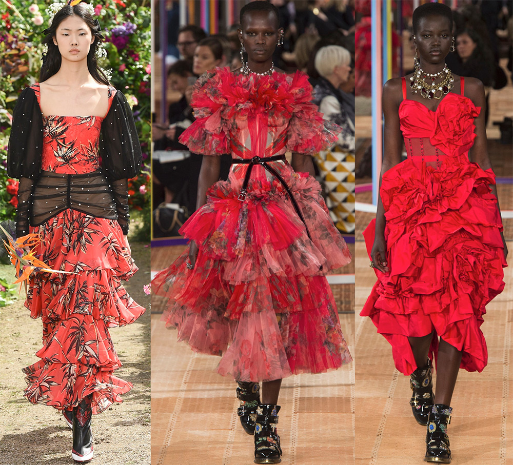 La combinaison du noir et du rouge