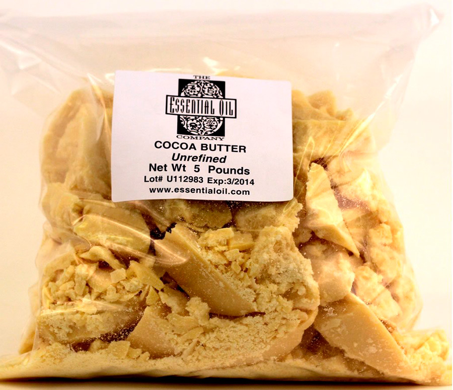 Beurre de cacao à usage domestique