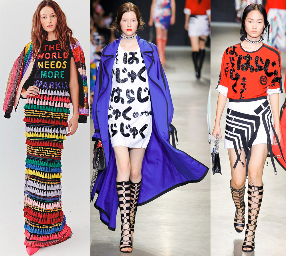 Inscriptions sur les vêtements