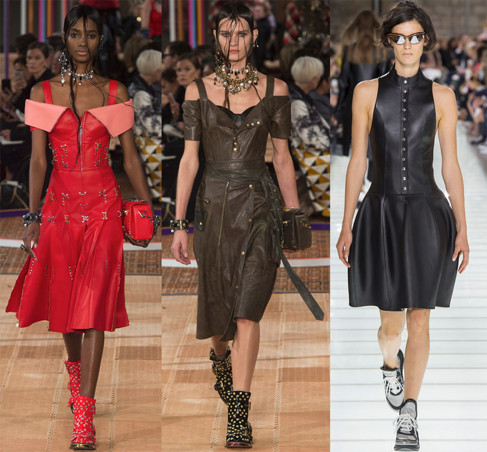 Robes de bal en cuir