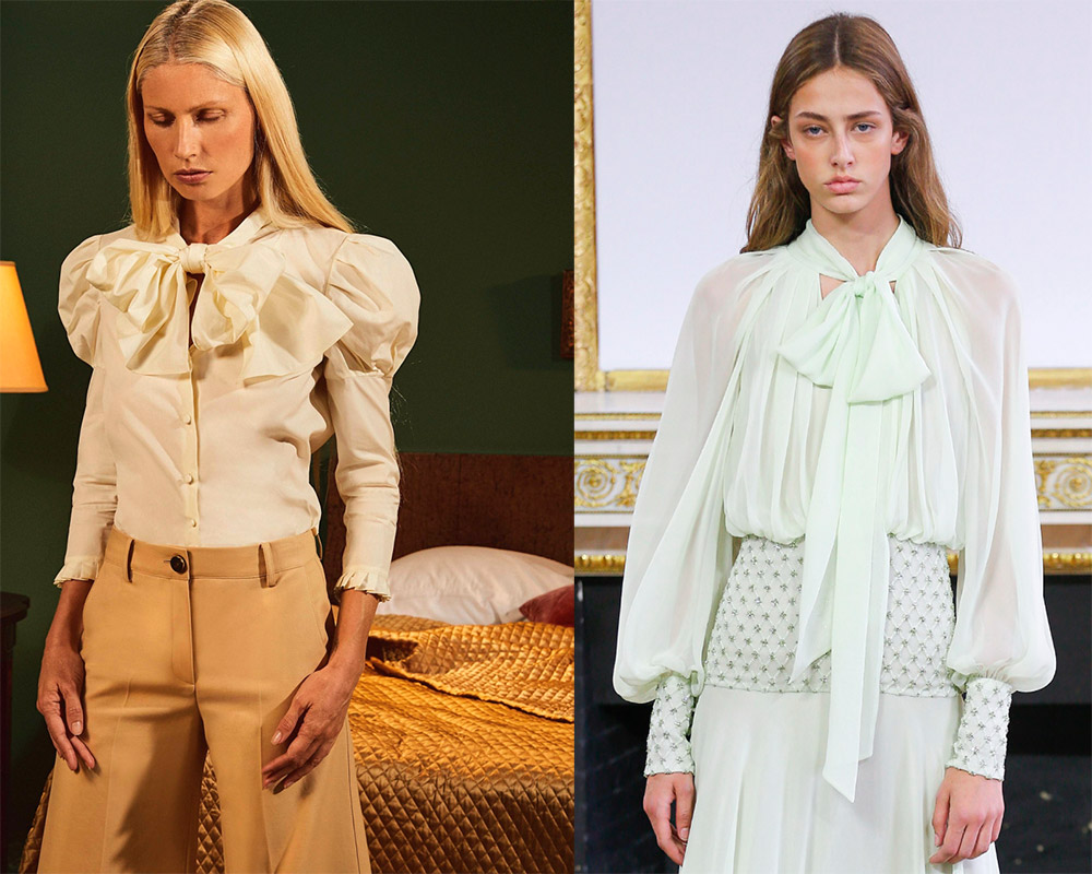 Chemisiers avec nœud