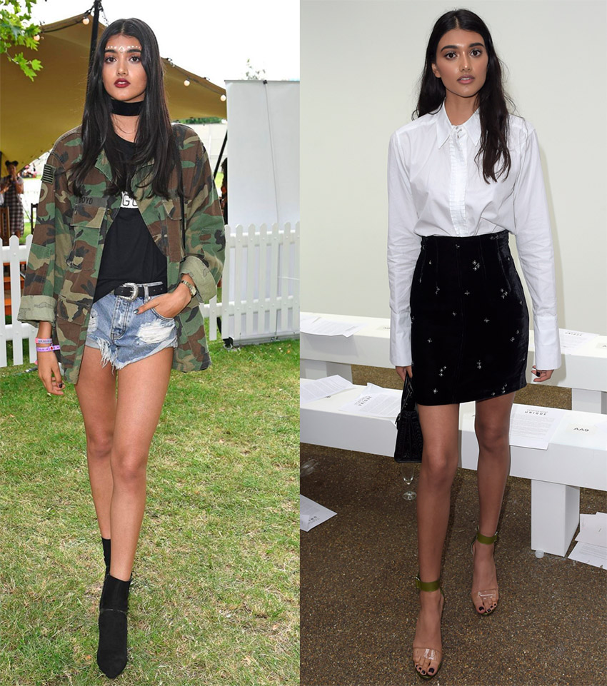 Beauté indienne et mannequin Neelam Jill