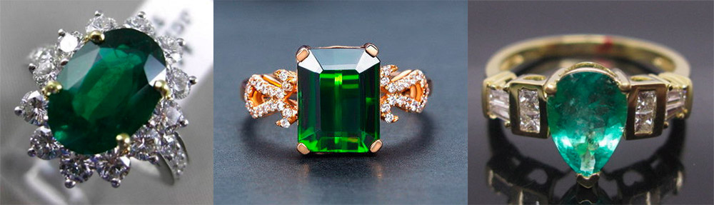 Bijoux avec verdelite