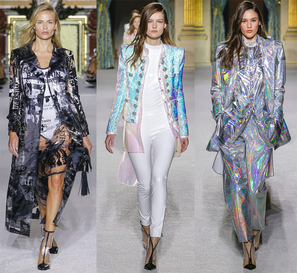 Vêtements en PVC à la mode