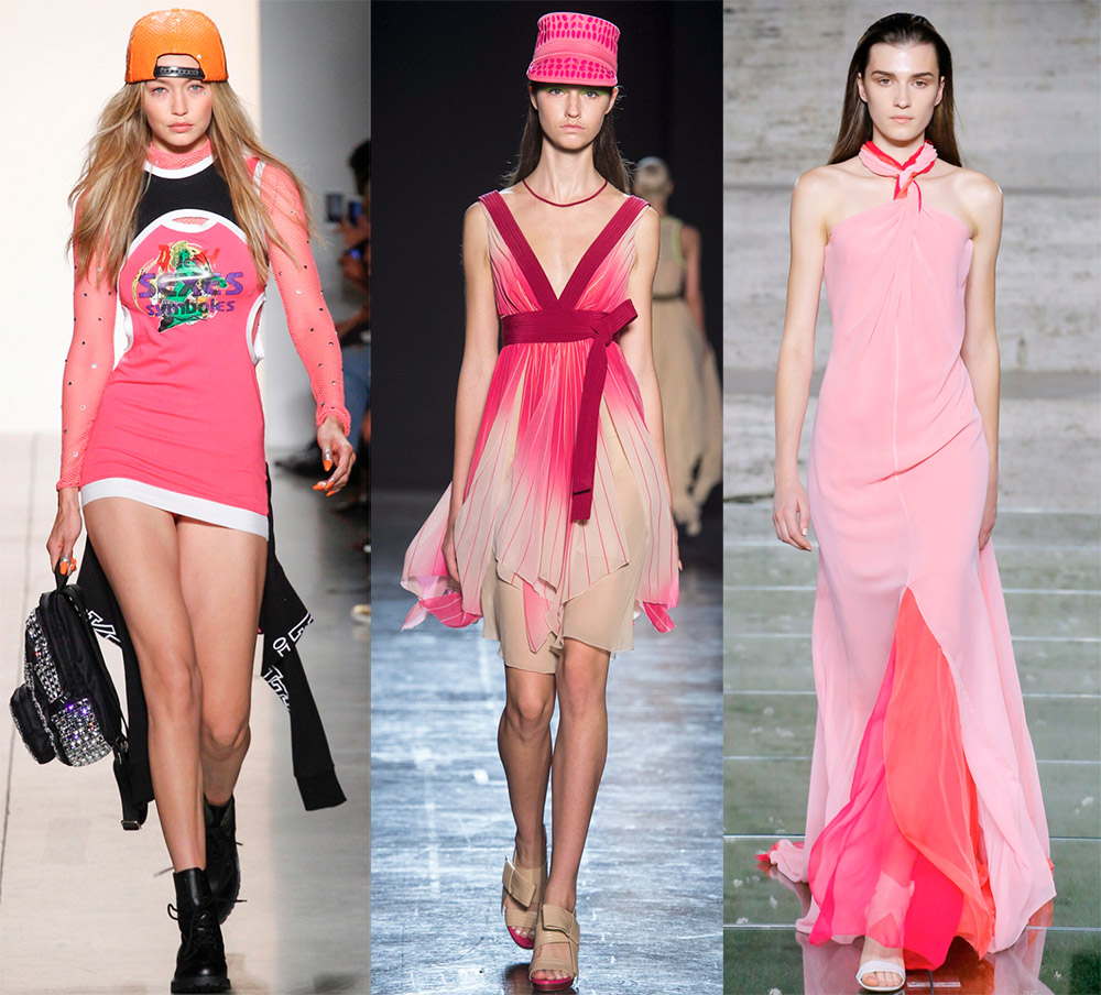 Combinaison de nuances de rose